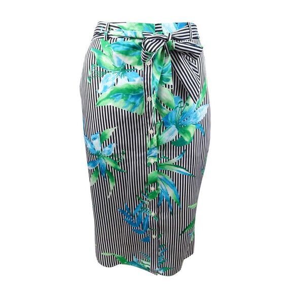Lauren Ralph Lauren Women's Floral-Print Twill Skirt - Multi - Picture 1 of 2